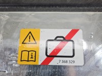 Wykładzina bagażnika podłoga Bmw i3 7502056, 0002545