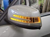 Lusterko lewe pin Mercedes GLK X204 08- HB beżowy 775 5d europa