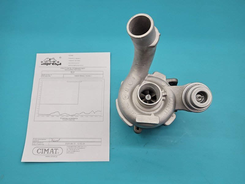 Turbosprężarka Regenerowana Renault Scenic I 703245-2, 77001051020, F0601099F 1.9 dci 102KM