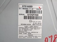 Radio fabryczne Mitsubishi Outlander III 12- 8701A689 radioodtwarzacz