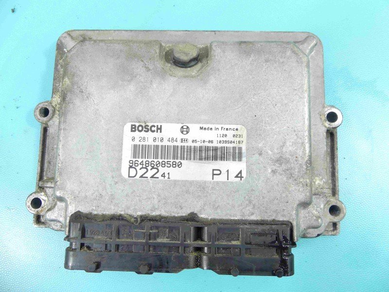 Komputer Sterownik silnika Citroen Jumper I 0281010484, 9648608580 2.2 hdi