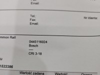 Wtryskiwacz BMW F01 0445116024 3.0d