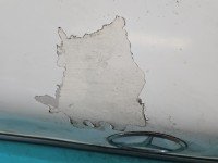 Klapa tył Mercedes 123 sedan 4d biały