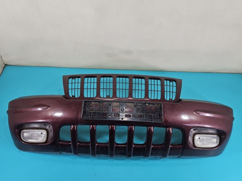 Zderzak przód Jeep Grand Cherokee II WJ bordowy