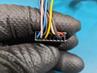 Lusterko lewe Audi A5 8T 10pin .składane elektrycznie. Delikatne rysy na obudowie BIAŁY Ly9c europa