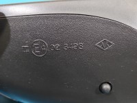 Lusterko lewe Renault Fluence czarny, malowana, elektryczny, Europejska, 10pin. Malowana obudowa czarny NV676 europa