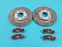 Tarcze hamulcowe przód klocki Peugeot 207 1.4 16V Peugeot, Europejska, Z klockami, 265/21mm.
