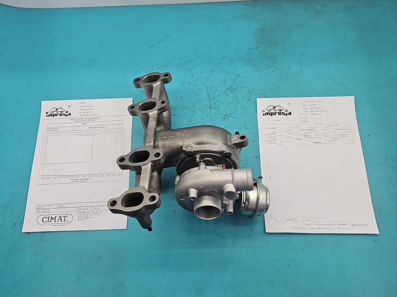 Turbosprężarka Regenerowana Seat Toledo II Leon I 713673-4, GS4 03825519N, 6EF109001 1.9 tdi 110KM