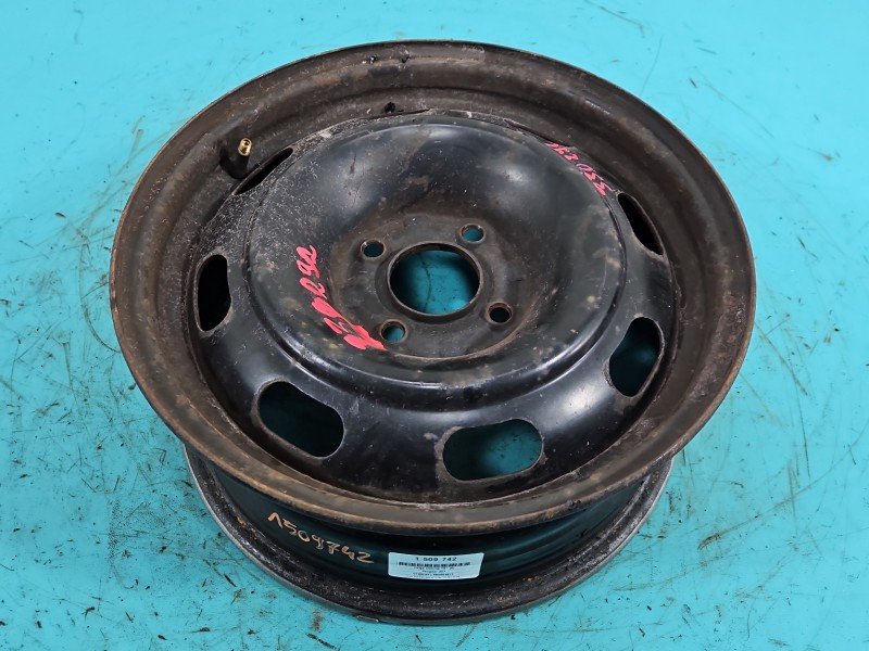 Felga stalowa 15" Peugeot 307 Szerokość felgi: 6.0", Rozstaw śrub: 4x108, PEUGEOT, 4x108 ET27 6J