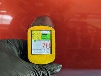 Drzwi tył prawe Dacia Sandero I 08-12 HB 5d bordowy TEB76