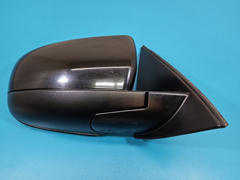 Lusterko prawe BMW X5 E70 Europa /Lakier: 475/9 / 10-13r / 3pin / Urwana śruba w mocowaniu europa