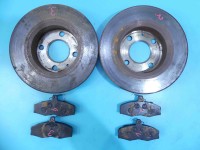 Tarcze hamulcowe przód klocki przód, Europejska, Liczba tarcz w ofercie: 2, Z klockami, 236/13mm, 2el przód Skoda Felicia...
