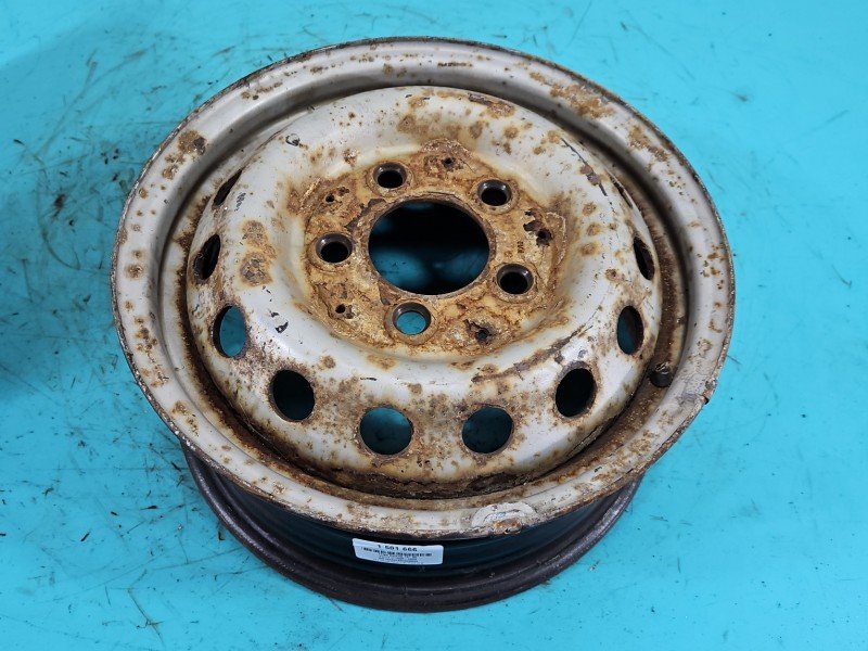 Felga stalowa 15" Vw LT II Szerokość felgi: 6.0", Rozstaw śrub: 5x130, Volkswagen, R15 5X130 ET75 6J