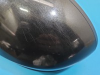 Lusterko lewe Mazda 2 II DE czarny, malowana, elektryczny, Europejska, Kod lakieru: 35N, porysowany lakier. Odpryski. 7pin...