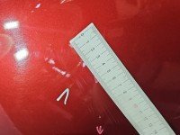Błotnik przód lewy Toyota Yaris III bordowy 3N8