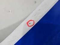 Błotnik przód lewy Fiat Ducato IV biały 549 COLORE ESTERNO BIANCO
