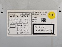 Radio fabryczne Vw Golf VI 1K0035186AA radioodtwarzacz