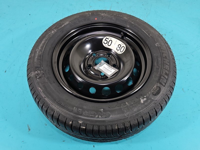Koło zapasowe 15" dojazdowe dojazdówka Renault Megane IV 5x114.3, Michelin, 195/65 6J ET 35 R15 MICHELIN 2016R