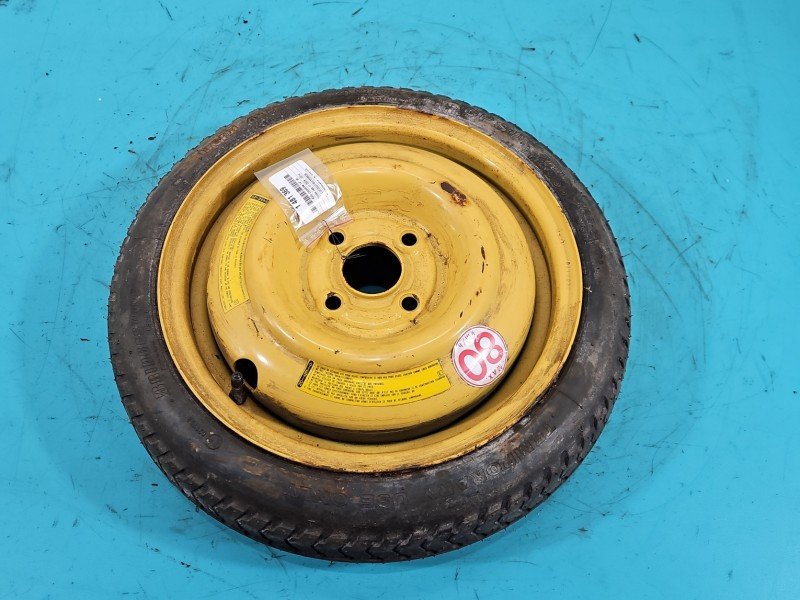 Koło zapasowe 14" dojazdowe dojazdówka Honda Jazz III Rozstaw śrub: 4x100, Bridgestone, 115 mm, Profil opony: 70, R14 4X100...