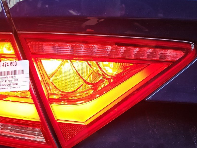 Lampa tył lewa Producent części: Audi, Nie sprawdzony kierunkowskaz klapy bagażnika Audi A7 4G HB