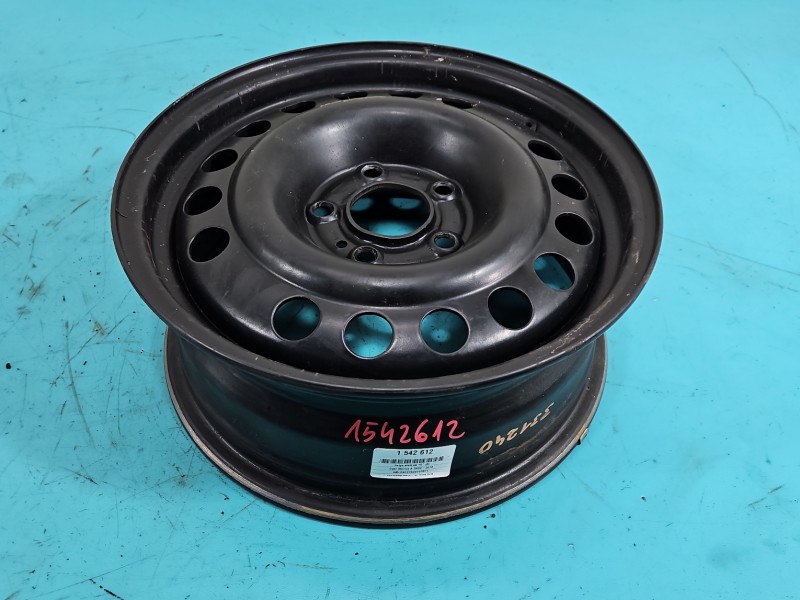 Felga stalowa 15" Opel Meriva A Szerokość felgi: 6.0", Rozstaw śrub: 5x110, Producent felg: OPEL, 1542612, R15 5x110 6J ET43