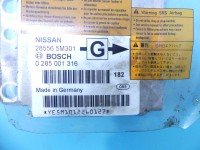 Poduszki powietrzne zestaw komplet Nissan Almera N16