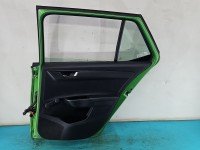 Drzwi tył prawe Skoda Fabia III HB 5d zielony LF6Z