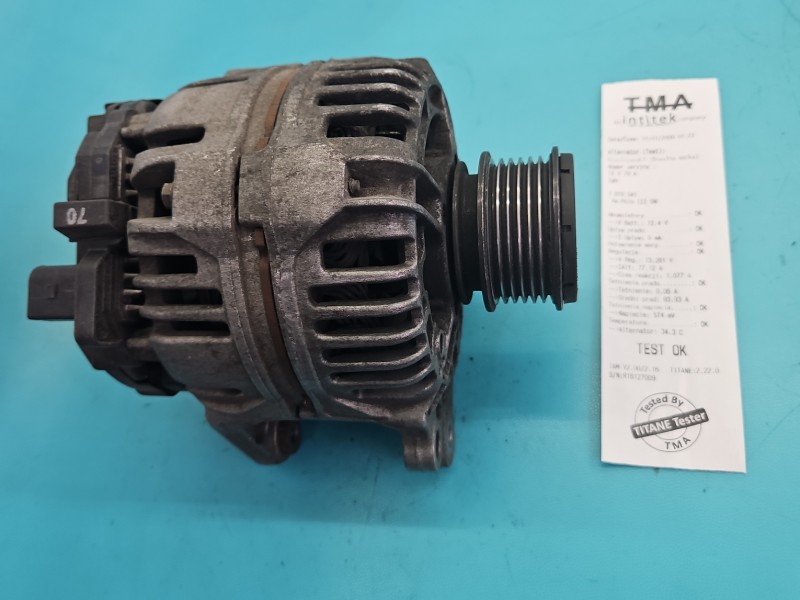 TEST Alternator Vw Polo III 6N 1.4 TDI 045903023B, 0124315013