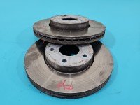 Tarcze hamulcowe przód klocki Ford Focus Mk2 1.6 16V HWDA Wentylowane, Producent części: Quaro, średnica 278mm grubość...