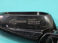 Lusterko lewe Honda Legend IV KB1 Pęknięty kierunkowskaz, składane elektrycznie, 14pin, ubytki lakieru CZARNE B92P europa