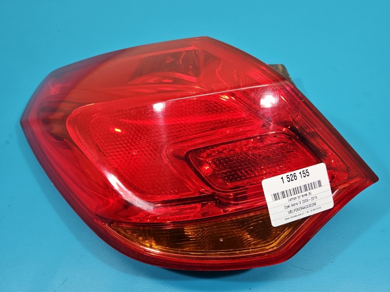 Lampa tył lewa Producent części: OPEL, Z BŁOTNIKA 09-12 Opel Astra IV J HB