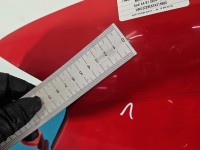 Błotnik przód lewy Audi A4 B7 czerwony LY3J