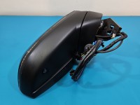 Lusterko prawe AUDI Q7 II 4M Europa / Lakier:LC5M / 15pin + kamera / Pęknięty kierunkowskaz / wkład lusterka ociera o...