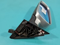 Lusterko lewe Audi A4 B5 przebarwienia na szkle, malowane, 5pin SREBRNY Ly7m europa