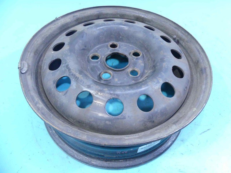 Felga stalowa 16" Vw Sharan I Średnica felgi: 16", Szerokość felgi: 6.0", Rozstaw śrub: 5x112, Volkswagen, Et53, 6Jx16H2
