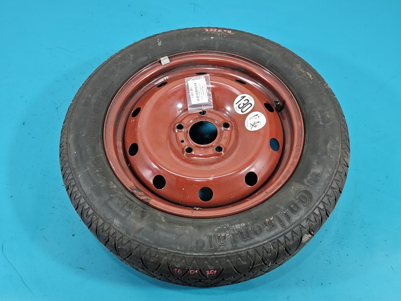 Koło zapasowe 16" dojazdowe dojazdówka Renault Laguna III 5x114.3, Continental, Waga produktu z opakowaniem jednostkowym: 10...