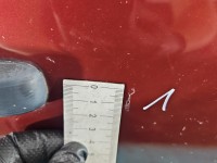 Drzwi tył prawe Vw Passat B4 sedan 5d bordowy