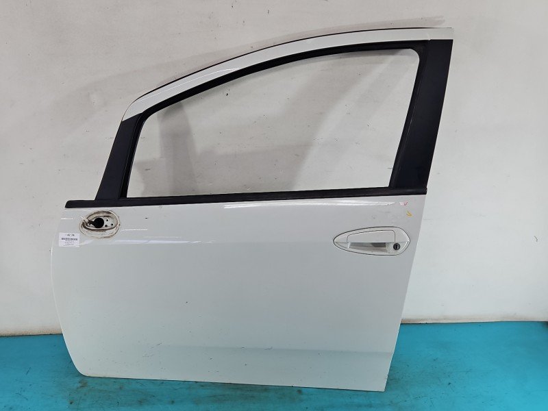 Drzwi przód lewe Fiat Grande Punto 5d biały Drzwi przód lewe Fiat Grande Punto 5d biały