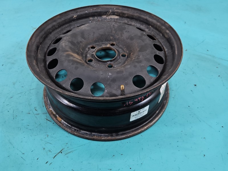 Felga stalowa 16" Opel Vectra C Szerokość felgi: 6.5", Rozstaw śrub: 5x110, Odsadzenie (ET): 37, Producent felg: OPEL,...