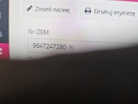 Wtryskiwacz 9647247280 Peugeot 407 2.0 hdi 136KM
