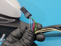 Lusterko lewe Peugeot 2008 I 13-19 elektryczny, Europejska, Kod lakieru: KWE, Składane elektrycznie, 5+4pin europa