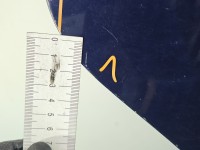 Drzwi tył prawe Vw Polo IV 9N HB 5d granatowy LB5N