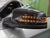 Lusterko lewe Mercedes CLA C117 X117 elektryczny, Europejska, Kod lakieru: 761, 7 pin, źle spasowana obudowa europa