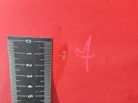 DRZWI PRZÓD PRAWE PASAŻERA Toyota Corolla E10 5d czerwony 3E5