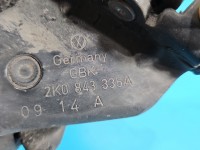 Rolka drzwi Europejska, komplet 6 ele lewy tył przesuwne 4x rolka + prowadnice + osłona Vw Caddy III 2K 2K3843795A,...