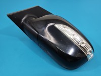 Lusterko lewe Hyundai Ix35 elektryczny, Europejska, Kod lakieru: 1K, 8pin składane elektrycznie, rysy na obudowie europa