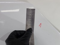 Maska przednia Renault Megane III biały DV369