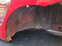 Błotnik tył lewy Seat Ibiza V KJ 6F ćwiartka czerwony LS3H