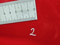 Drzwi tył prawe Toyota Corolla E12 HB 5d czerwony 3E5