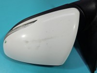 Lusterko lewe Hyundai I30 III 16- elektryczny, Europejska, Kod lakieru: PYW, Pęknięty kierunkowskaz, nie działająca...